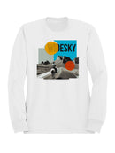 Wide Sky Western Landscape Art Women's Sweatshirt