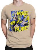 Make Noise Electric Guitar Art Men's T-shirt