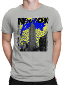 New York Skyline Pop Art Design Men's T-shirt