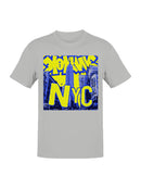 NYC Graffiti Skyline Art Men's T-shirt