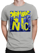 NYC Graffiti Skyline Art Men's T-shirt