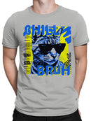 Cool Cat Chill Bruh Design Men's T-shirt