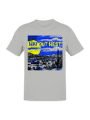 Vintage Way Out West Desert Design Men's T-shirt