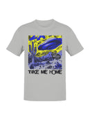 UFO Cactus Desert Take Me Home Men's T-shirt