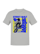 BMX Street Built Graffiti Art Men's T-shirt