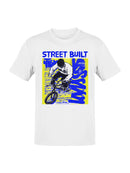BMX Street Built Graffiti Art Men's T-shirt