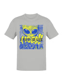 Alien Pop Art - I Want to Leave Men's T-shirt