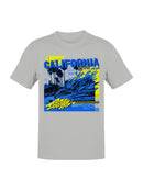 California Retro Vibes Splash Art Men's T-shirt