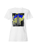 New York Skyline Pop Art Design Women's T-shirt