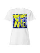 NYC Graffiti Skyline Art Women's T-shirt