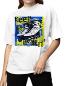 Keep Rollin' Graffiti Art Women's T-shirt