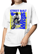BMX Street Built Graffiti Art Women's T-shirt