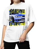 Drifting is Life Graphic Print Women's T-shirt