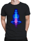Chakra Meditation Energy Aura Men's T-shirt