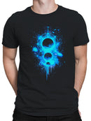 Cosmic Geometric Nebula Art Men's T-shirt