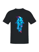 Cosmic Floral Essence Aura Men's T-shirt