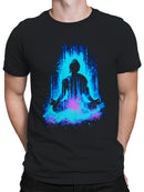 Tranquil Blue Buddha Illumination Men's T-shirt