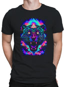 Neon Jaguar Visionary Roar Men's T-shirt
