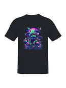 Cosmic Frog and Psychedelic Mushrooms Men's T-shirt