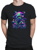 Cosmic Frog and Psychedelic Mushrooms Men's T-shirt