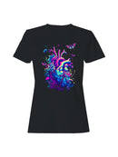 Neon Heart and Nature Fusion Women's T-shirt
