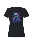 Cosmic Frog and Psychedelic Mushrooms Women's T-shirt