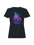 Cosmic Crystals and Psychedelic Flora Women's T-shirt