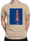 Vintage Motel Neon Sign Art Men's T-shirt