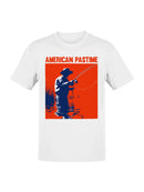 American Pastime Fishing Scene Men's T-shirt