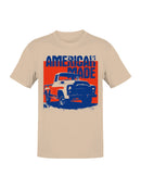 Vintage American Truck Art Men's T-shirt