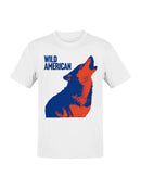 Wild American Howling Wolf Art Men's T-shirt
