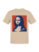 Pop Art Mona Lisa Silhouette Men's T-shirt