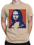 Pop Art Mona Lisa Silhouette Men's T-shirt