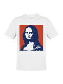 Pop Art Mona Lisa Silhouette Men's T-shirt