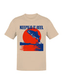 Keeping It Reel Salmon Sunset Men's T-shirt