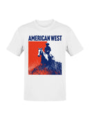 American West Cowboy Silhouette Men's T-shirt