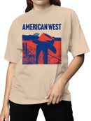 American West Cowboy Style Women's T-shirt