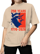 Statue of Liberty 250 Years Celebration Women's T-shirt