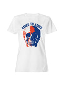 Ashes to Ashes Skull Art Women's T-shirt