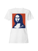 Pop Art Mona Lisa Silhouette Women's T-shirt