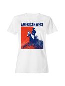 American West Cowboy Silhouette Women's T-shirt