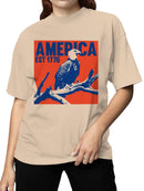 America Eagle Design EST 1776 Women's T-shirt