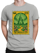 Vintage Emerald City Stamp Design Men's T-shirt