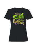 Wicked Witchy Fun Graphic Design Women's T-shirt