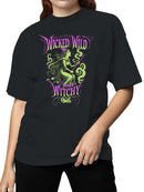 Wicked Wild and Witchy Design Women's T-shirt