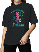 I Only Want a Brain Oz Scarecrow Women's T-shirt