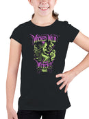Wicked Wild and Witchy Design Youth's T-shirt