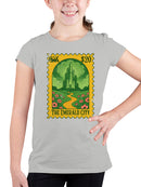 Vintage Emerald City Stamp Design Youth's T-shirt