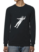 Cosmic Skeleton in Space Men's Long Sleeve