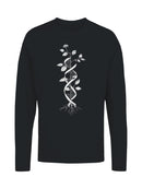 DNA Plant Growth Fusion Art Men's Long Sleeve